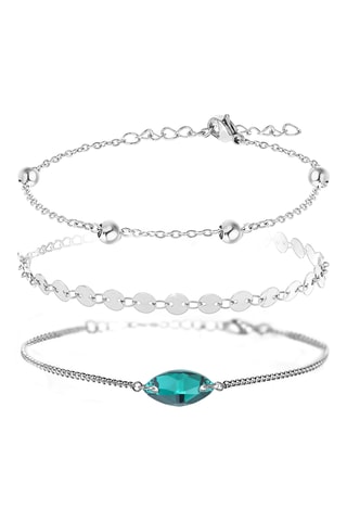 3 bracelets - Argenté