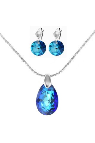 Parure - Bleu et argenté