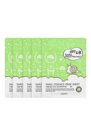 5 Maskers met Pure Slakkenessence - Alle huidtypen 5 x 25 ml