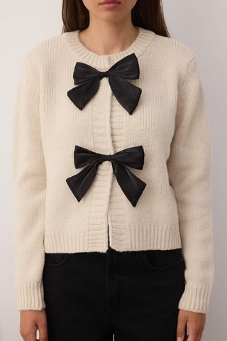 Gilet - Noir et beige