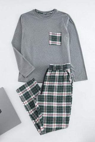 Pyjama - Vert et gris