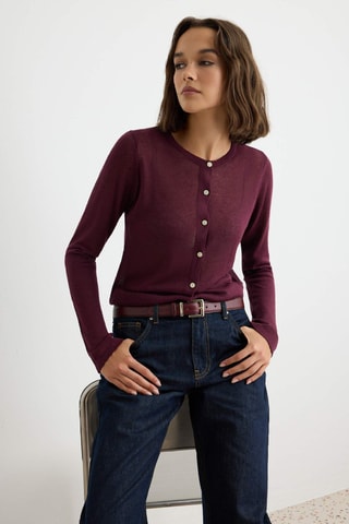 Cardigan - Bordeaux