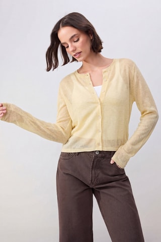 Cardigan - Giallo