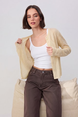 Cardigan - Giallo