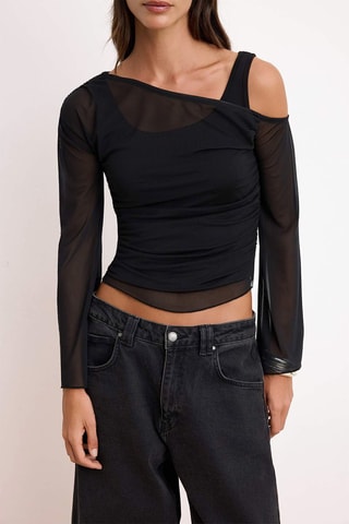 Crop top - Nero - Nero