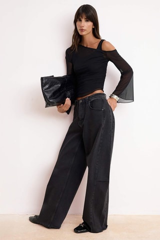 Crop top - Nero - Nero