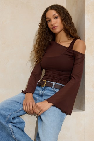 Crop top - Marrón