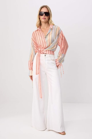 Camisa anudada - Rosa