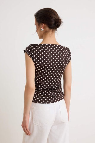 Blusa senza maniche - Marrone