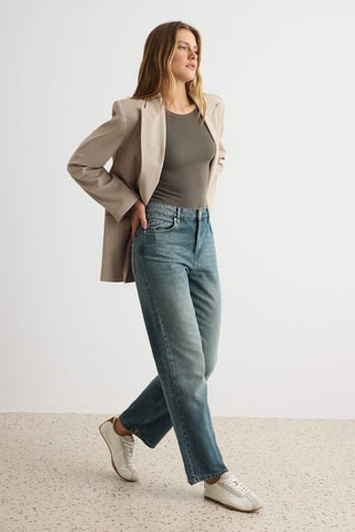 Jeans straight - Blu