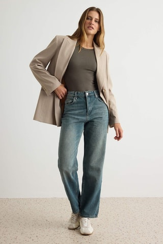 Jeans straight - Blu