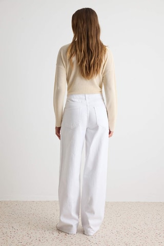 Jeans wide legs - Bianco