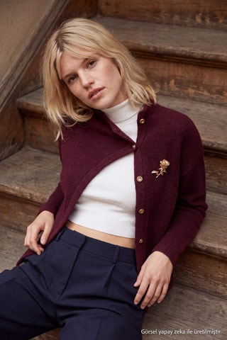 Cardigan - Bordeaux