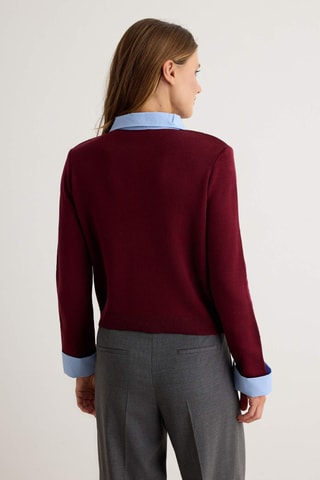 Cardigan - Bordeaux