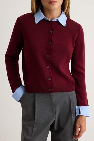 Cardigan - Bordeaux
