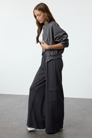 Pantaloni cargo - Grigio scuro