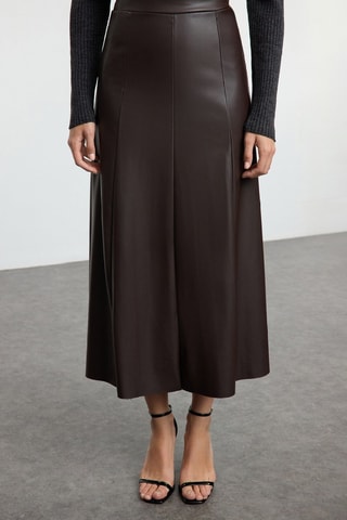 Jupe longue - Marron
