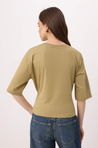 Camiseta regular fit - Caqui