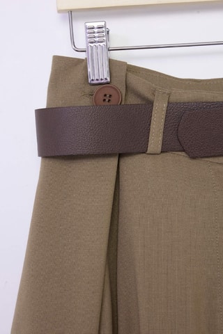Pantalon wide legs - Marron clair