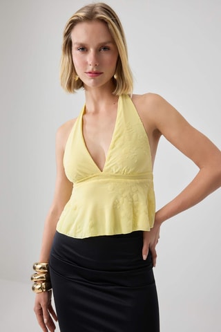Blusa sin mangas - Amarillo