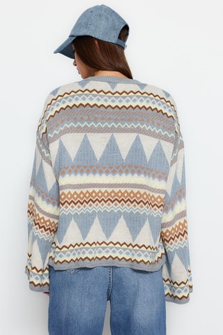 Pull - Bleu et gris