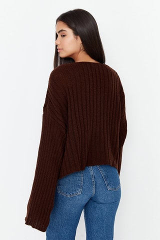 Pull en laine - Marron