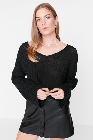 Pull en laine - Noir