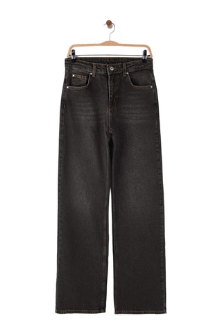 Jeans wide legs - Antracite - Grigio