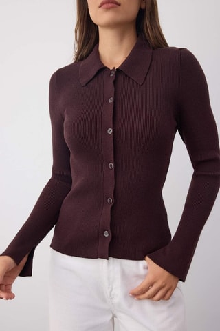 Cardigan - Marrone - Marrone