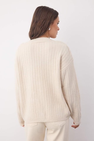 Gilet oversize - Beige