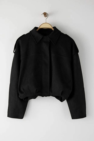 Cazadora oversize - Negro