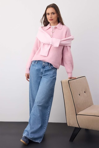 Maglia oversize - Rosa - Rosa