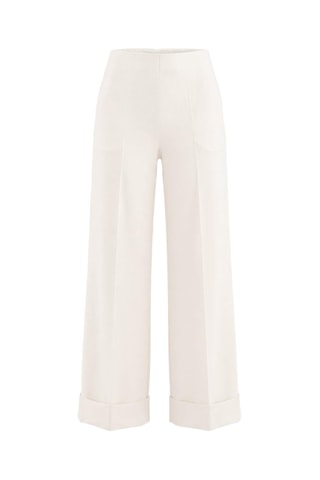 Pantaloni wide legs - Beige