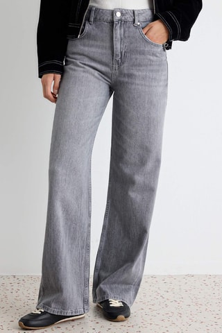 Vaquero wide leg - Gris