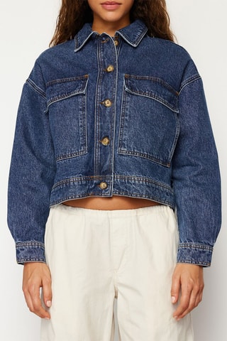 Giacca in jeans: blu - Blu