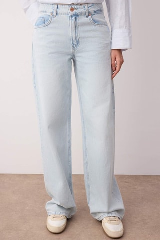 Jeans wide legs - Azzurro