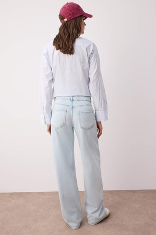 Jeans wide legs - Azzurro
