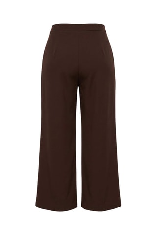 Pantaloni wide legs - Marrone
