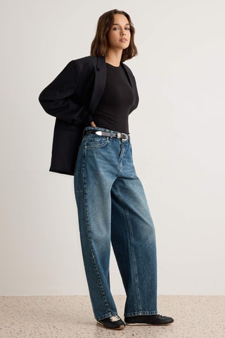 Jeans loose - Blu