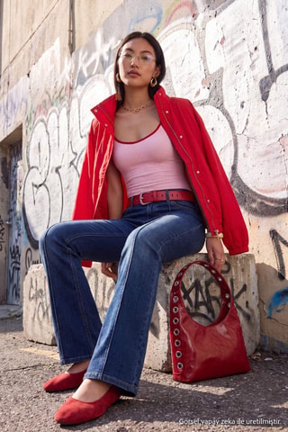 Jeans flare - Blu