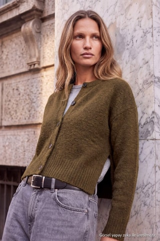 Cardigan - Kaki