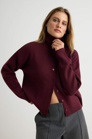 Cardigan - Bordeaux