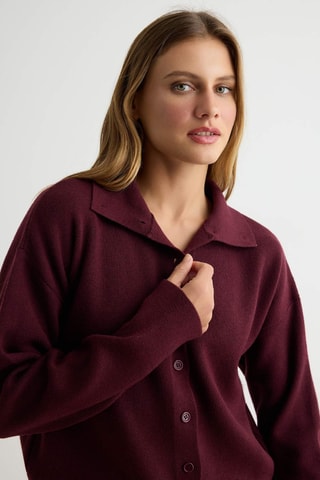 Cardigan - Bordeaux