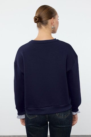 Felpa relaxed - Blu - Blu