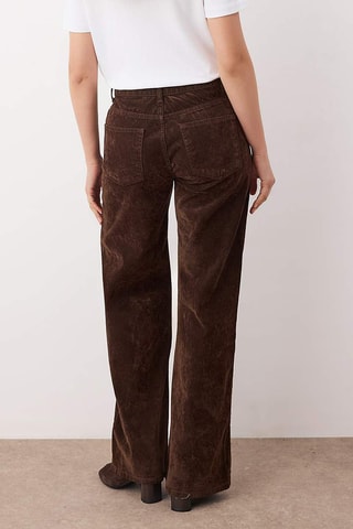 Jean wide legs - Marron
