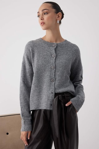 Gilet oversize - Gris