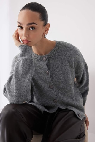 Gilet oversize - Gris