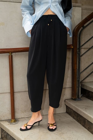 Pantalón carrot - Negro