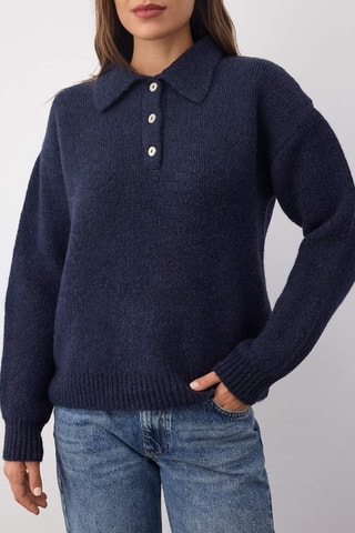 Pull oversize - Bleu