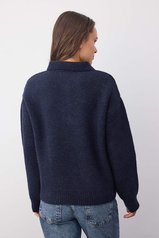 Pull oversize - Bleu